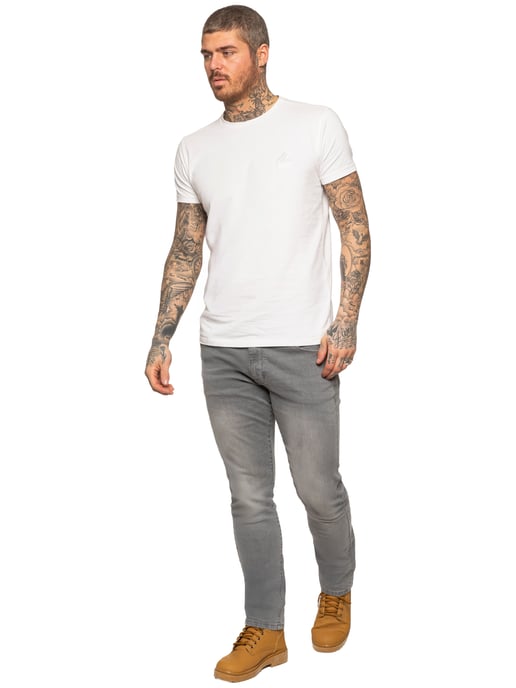 Enzo Heren Slim Stretch Denim Jeans - Image 6